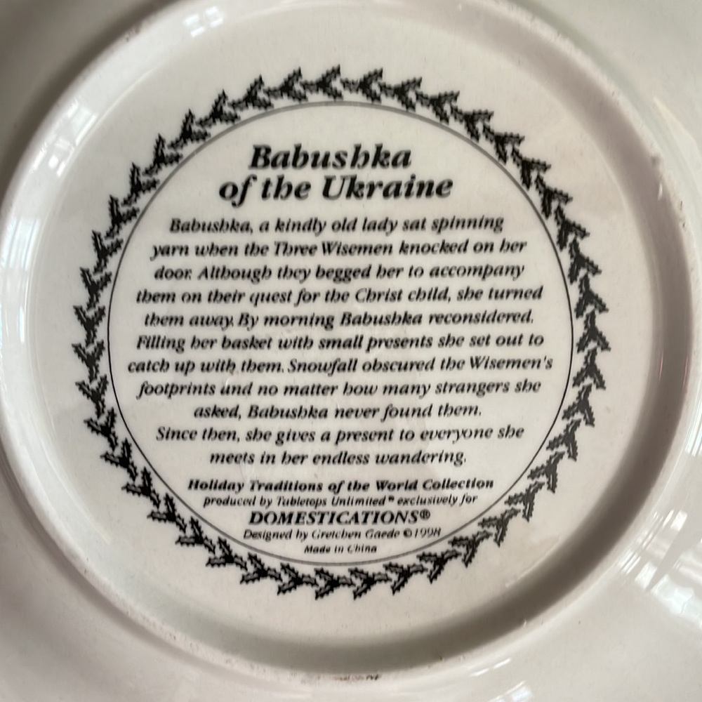 Domestications Holiday Traditions of the World, Babushka of Ukraine. - Picture 6 of 11